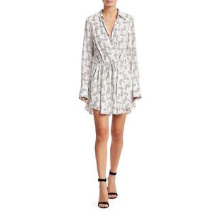 NWT A.L.C. Sobel Printed Silk Dress Size 8